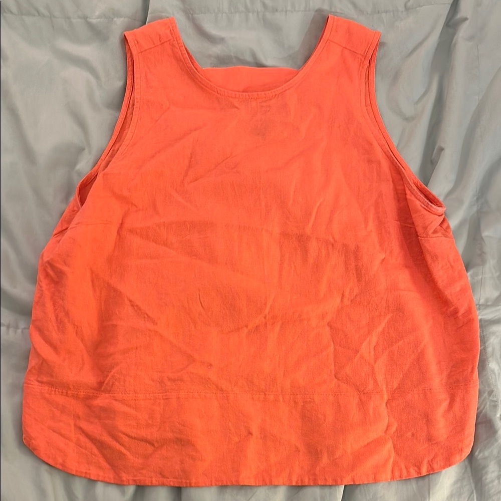 Women's Sleeveless Top - Vibrant Orange